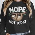 Sloth Shirts Cute Introvert Nope Not Today Sloth Unisex Sweatshirt Sloth Shirts Cute Introvert Nope Not Today Sloth Unisex Sweatshirt