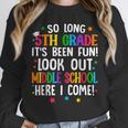So Long 5th Grade Graduation Middle School Here I Come Kids Unisex Sweatshirt