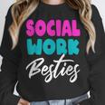 Social Worker Work Coworkers Best Friend Graduation MSW Unisex Sweatshirt