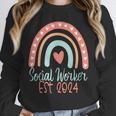 Social Worker Work MSW BSW Graduation 2024 Masters Degree Unisex Sweatshirt