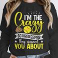 Softball Scorekeeper For a Score Book Keeper Unisex Sweatshirt
