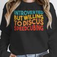 Speedcuber Introvert Cube Solver Speedsolving Speedcubing Unisex Sweatshirt