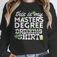 St Patricks Day Masters Degree MSW Graduation Social Work Unisex Sweatshirt