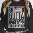 Straight Outta 10th Grade Class Of 2022 School Graduation Unisex Sweatshirt