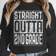 Straight Outta 2nd Grade Shirt Second Grade Graduation Unisex Sweatshirt