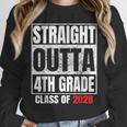 Straight Outta 4th Grade Graduation Class 2028 Fourth Grade Unisex Sweatshirt