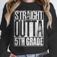Straight Outta 5th Grade Shirt Graduation 2017 Unisex Sweatshirt