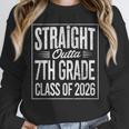 Straight Outta 7th Grade Graduation Class Of 2026 Graduate Unisex Sweatshirt