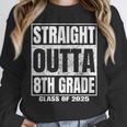 Straight Outta 8th Grade Graduation 2025 Eighth Grade Unisex Sweatshirt