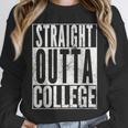 STRAIGHT OUTTA COLLEGE Graduation 2019Shirt Her Him Women Unisex Sweatshirt