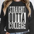 STRAIGHT OUTTA COLLEGE Graduation 2019 Her Him Women Unisex Sweatshirt