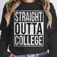 Straight Outta College Movie Parody Graduation Unisex Sweatshirt