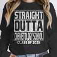 Straight Outta Cosmetology School Class Of 2025 Graduation Unisex Sweatshirt