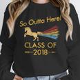 STRAIGHT OUTTA HIGH SCHOOL 2018 Grad Graduation Shirt Unisex Sweatshirt