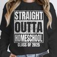 Straight Outta Homeschool Class 2025 Boys Kids Graduation Unisex Sweatshirt
