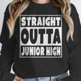 Straight Outta Junior High 8th Grade Graduation Unisex Sweatshirt