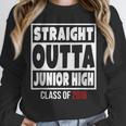 Straight Outta Junior High Class Of 2018 Graduation Shirt Unisex Sweatshirt