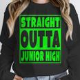 Straight Outta Junior High School Graduation T-Shirt Unisex Sweatshirt