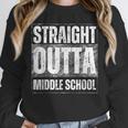 Straight Outta Middle School Class Of 2024 Graduation Unisex Sweatshirt