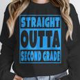 Straight Outta Second Grade Graduation Class Unisex Sweatshirt