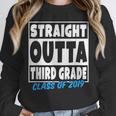 Straight Outta Third Grade Class Of 2019 Graduation Unisex Sweatshirt