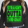 Straight Outta Third Grade Graduation Class Unisex Sweatshirt