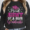 Super Proud Aunt Of 2025 Graduate Senior Graduation Family Unisex Sweatshirt