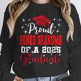 Super Proud Bonus Grandma Of 2025 Graduate Graduation Family Unisex Sweatshirt