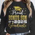 Super Proud Bonus Son Of 2025 Graduate Graduation Family Unisex Sweatshirt