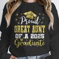 Super Proud Great Aunt Of 2025 Graduate Graduation Family Unisex Sweatshirt