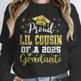 Super Proud Little Cousin Of 2025 Graduate Graduation Family Unisex Sweatshirt