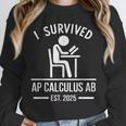 I Survived AP Calculus AB Graduation Senior 2025 Unisex Sweatshirt