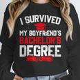 I Survived My Boyfriend's Bachelor's Degree Graduation Unisex Sweatshirt