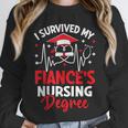 i Survived My Fiance's Nursing Degree Graduation Gifts Unisex Sweatshirt