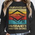 I Survived My Husband's Master's Degree Graduation Unisex Sweatshirt