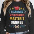 I Survived My Husband's Masters Degree Graduation Unisex Sweatshirt