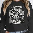 I Survived Lawn Darts Classic Yard Nostalgia Game Fun Unisex Sweatshirt