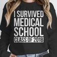 I Survived Medical School Class Of 2018 Graduation Shirt Unisex Sweatshirt