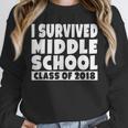 I Survived Middle School Class Of 2018 Graduation Unisex Sweatshirt