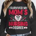 I Survived My Mom’s Nursing Degree Nurse Nursing Graduation Unisex Sweatshirt