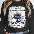 I Survived Nursing School Graduation 2025 Unisex Sweatshirt