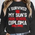 I Survived My Son's High School Diploma Graduation Unisex Sweatshirt