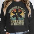 I Survived My Wife's Nursing Degree Nursing Graduation Unisex Sweatshirt