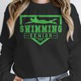 Swimming Senior Night Swim Senior 2026 Graduation 32 Unisex Sweatshirt