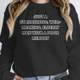 Sympathetic Well-Meaning Elderly Man With a Poor Memory Unisex Sweatshirt
