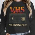 VHS Tape Nostalgia Old School Technology Humor Unisex Sweatshirt