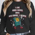 I Like Video Games Dogs And Maybe 3 People Gamer Introvert Unisex Sweatshirt I Like Video Games Dogs And Maybe 3 People Gamer Introvert Unisex Sweatshirt