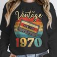 Vintage 1970 Retro Cassette Tape 70s Born Nostalgia Birthday Unisex Sweatshirt Vintage 1970 Retro Cassette Tape 70s Born Nostalgia Birthday Unisex Sweatshirt