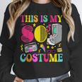 Vintage 80s Vibes Costume Nostalgia 1980s Fashion Cassette Unisex Sweatshirt