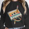 Vintage Pencil Rewind Cassette Tape Nostalgia Party 80s 90s Unisex Sweatshirt